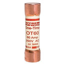 OT60 - Ferraz Shawmut 60 Amp 250V Class K5 One-Time Fuse, Non-Rejection Type, 13/16" x 3", 50kA Interrupt, UL/CSA Listed, Fast-Acting, Low Cost Protection for Residential & Commercial - Essential Electric Supply
