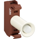 P9PLNVJR - ABB Integrated LED 120V AC Red Front Mount Pilot Light - Essential Electric Supply