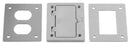 PFBR826GYA Hubbell Floorbox Cover Plastic Flush Non-Metallic Rectangular 1-Gang Decorator Inserts - Essential Electric Supply