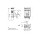 PJA36100U44A - Schneider Electric (Square D) 3-Pole 1000 A 600 V AC I-Line Circuit Breaker, PowerPact PJA - Essential Electric Supply
