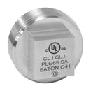 PLG65 - Crouse-Hinds 2" Square Head Rigid Conduit Hub Plug, Gray Iron Alloy, Explosionproof, Threaded, UL 1203, CSA C22.2 - Essential Electric Supply