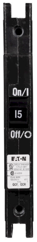 QCF1015 - Cutler Hammer Feed-Thru 15 Amp 1 Pole Circuit Breaker - Essential Electric Supply