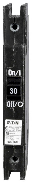 QCF1030 - Cutler Hammer Feed-Thru 30 Amp 1 Pole Circuit Breaker - Essential Electric Supply