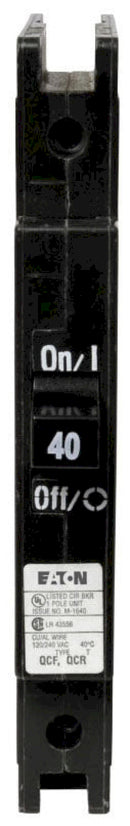 QCF1040 - Cutler Hammer Feed-Thru 40 Amp 1 Pole Circuit Breaker - Essential Electric Supply