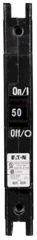 QCF1050 - Cutler Hammer Feed-Thru 50 Amp 1 Pole Circuit Breaker - Essential Electric Supply