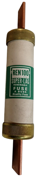 REN-100 Cooper Bussmannn Super-Lag Low Voltage Fuse
 250V  100A Fuse - Essential Electric Supply