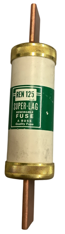 REN-125 Bussmann Super-Lag Low Voltage Fuse
 250V  125A Fuse - Essential Electric Supply