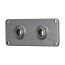 RSP11 - Eaton Enclosures Conduit Hub Plate 2 Hubs 1/2"