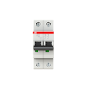 S202-C1.6 - ABB 2-Pole 1.6A 480Y/277VAC Circuit Breaker DIN Rail Mount C Curve 6kA Interrupt - Essential Electric Supply