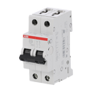 S202-D1.6 - ABB S200 2-Pole 1.6A 480VAC D-Curve DIN Rail Circuit Breaker - Essential Electric Supply