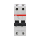 S202-D1.6 - ABB S200 2-Pole 1.6A 480VAC D-Curve DIN Rail Circuit Breaker - Essential Electric Supply