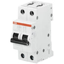 S202-K15 - ABB 15A 480V 2 Pole Miniature Circuit Breaker K-Curve 6kAIC S200 Series - Essential Electric Supply