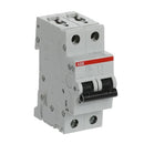 S202-K50 - ABB 50A 2 Pole Circuit Breaker 480Y/277V K-Trip Curve DIN Rail Mount - Essential Electric Supply