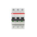 S203-K1.6 - ABB 1.6A 3-Pole Miniature Circuit Breaker S200 Series 480VAC K-Curve - Essential Electric Supply