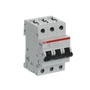 S203-K16 - ABB 3-Pole 16A 480V Mini Circuit Breaker, S200 Series, K Curve, DIN Rail Mount, 6kA Interrupt, UL1077 Recognized - Essential Electric Supply