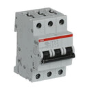 S203-K20 - ABB 20A 3 Pole 480V Miniature Circuit Breaker DIN Rail Mount K Curve 6kA - Essential Electric Supply