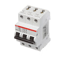 S203-K4 - ABB Feed-Thru 480V 4A 3 pole circuit breaker 6kA@480V - Essential Electric Supply