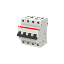 S204-C63 - ABB 63A 480VAC 4-Pole Miniature Circuit Breaker DIN Rail Mount C-Curve - Essential Electric Supply