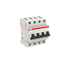 S204-K10 - ABB Miniature Circuit Breaker 4P 10A 480VAC DIN Rail Mount Trip Curve K - Essential Electric Supply