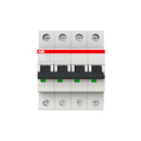 S204-K10 - ABB Miniature Circuit Breaker 4P 10A 480VAC DIN Rail Mount Trip Curve K - Essential Electric Supply