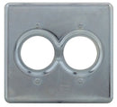 S212 Crouse-Hinds Grounding Cover Electrical Accessory Two-Gang Sheet Steel - Essential Electric Supply