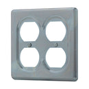 S232 - Crouse-Hinds 2-Gang Sheet Steel Duplex Receptacle Cover Surface Mount - Essential Electric Supply