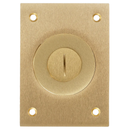 S2425 - Hubbell 1-Gang Rectangular Combination Floor Box Cover Brass 2-1/8" x 3/4" Threaded Opening - Essential Electric Supply