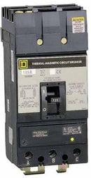 KAL36125 - Square D 125A 600VAC 3 Pole Bolt-On Circuit Breaker KAL Frame Thermal Magnetic - Essential Electric Supply