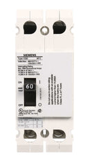 CQD260 - Siemens 60 Amp 480 Volt 2 Pole Molded Case Circuit Breaker DIN Rail - Essential Electric Supply