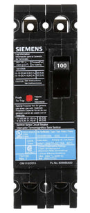 ED22B100 - Siemens Sentron ED22B100 100A 240V 2-Pole Molded Case Circuit Breaker, 10kA Interrupt, Bolt-On, Thermal/Magnetic Trip, ED Frame - Essential Electric Supply