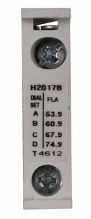 H2017B-3 - Cutler Hammer Freedom Series Motor Control Heater Element 53.9-74.9A Full Load Range Standard Trip Class 20 - Essential Electric Supply