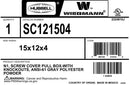SC121504 - Hubbell Circuit Breaker  Enclosure - Essential Electric Supply