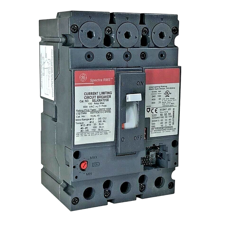 SELA36AT0150 - General Electric Bolt-On 150 Amp 3 Pole Circuit Breaker - Essential Electric Supply