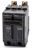 THHQB2145 - General Electric 45A 240V 2 Pole Bolt-On Thermal Magnetic Circuit Breaker - Essential Electric Supply