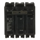 THHQL32045 - General Electric 45 Amp 3 Pole 240V Plug-In Molded Case Circuit Breaker Q-Line Frame Thermal Magnetic Trip - Essential Electric Supply