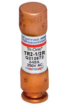 TR2-1/2R Mersen Tri-Onic Low Voltage Fuse
 250V  2A Fuse - Essential Electric Supply