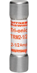 TRM2.5 Mersen Tri-OnicÂ® Midget Time-Delay Fuse 250VAC 2A Ferrule Design - Essential Electric Supply