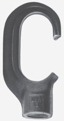 UNH13 Crouse-Hinds Pendant-Mount Light Fixture Hanger Hook, Feraloy Iron Alloy, 1/2" Female Thread Hub, Supports 125 lbs - Essential Electric Supply