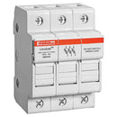 USCC3 - Ferraz Shawmut UltraSafe™ 3-Pole Class CC Fuse Holder, 30A 600VAC/VDC, DIN Rail Mount, Pressure Plate, IP20, 200kA SCCR - Essential Electric Supply