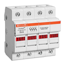 USCC4I - American/Federal Pacific 30A 600VAC/DC Class CC 4-Pole Fuse Block with LED Indicator - Essential Electric Supply
