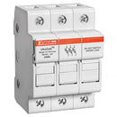 USM3 - Ferraz Shawmut Ultrasafe 3 Pole DIN Rail Fuse Holder, 30A 600V AC/1000V DC, Midget Fuse, Non-Indicator, Finger Safe, IP20, 200kA Interrupt - Essential Electric Supply