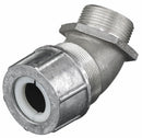 VHC1052 Hubbell Kellems Wire Management Cord Connector 45-Degree Male Aluminum 1 1/4-Inch NPT - Essential Electric Supply