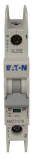 WMZT1C15 - Cutler Hammer Feed-Thru 480V 15A 1 pole circuit breaker 10kA@480V - Essential Electric Supply