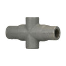 X37 - Crouse-Hinds 1" X-Style Conduit Body, Form 7, Iron Alloy, Electro-Galvanized Finish - Essential Electric Supply