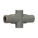 X57 - Crouse-Hinds 1-1/2 Inch X-Style Conduit Outlet Body, Form 7, Feraloy Iron Alloy - Essential Electric Supply