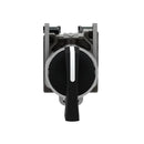 XB4BJ53 - Square D Harmony Black Selector Switch 22mm 3 Position Spring Return 2NO 600V - Essential Electric Supply
