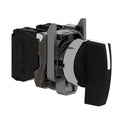 XB4BJ53 - Square D Harmony Black Selector Switch 22mm 3 Position Spring Return 2NO 600V - Essential Electric Supply