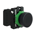XB5AA25 - Square D 22mm Flush Black Plastic Push Button 1NO+1NC Spring Return Screw Clamp Terminals - Essential Electric Supply