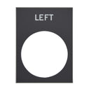 ZB2BY2310 Schneider Electric Parts - Harmony XAC Nameplate – Left Direction - Essential Electric Supply