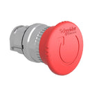 ZB4BS844 - Schneider Electric Harmony XB4 22mm Red Emergency Stop Push Button Operator, 40mm Mushroom, Maintained, Metal Bezel, NEMA 1/2/3/4/4X/12/13, IP66/IP69K - Essential Electric Supply